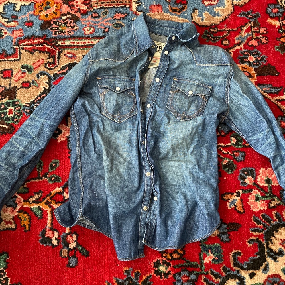 True religion jean jacket woman’s Medium “Brand New”
